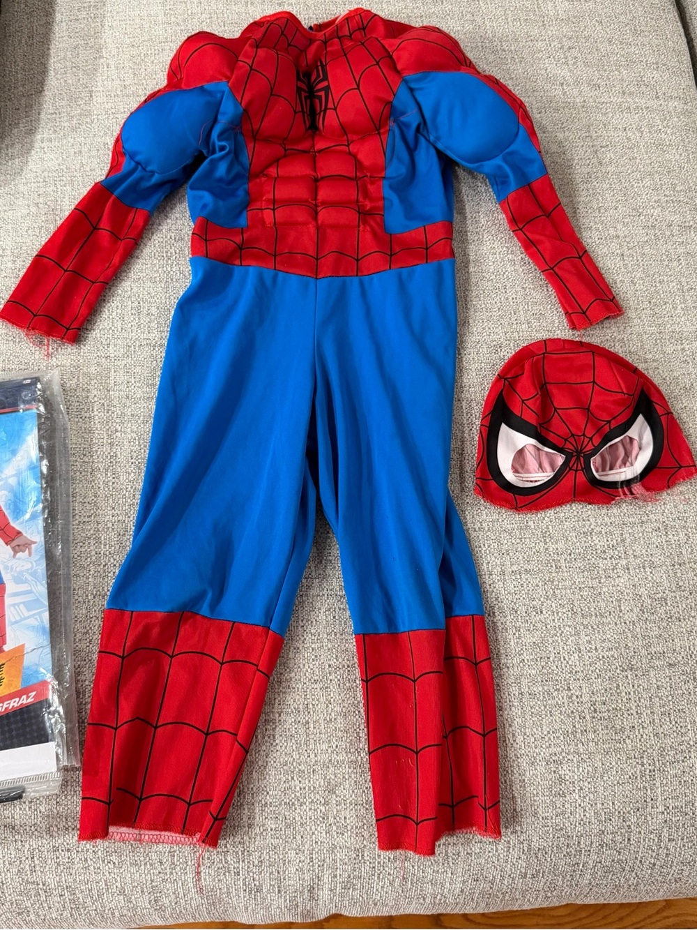 Marvel Red and Blue Spider-Man Kids Superhero Costume with Mask